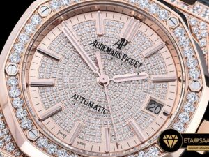 AP0410 - Royal Oak Ref.15450 37mm Diams RGLE Gold JF Mod A3120 - 13.jpg